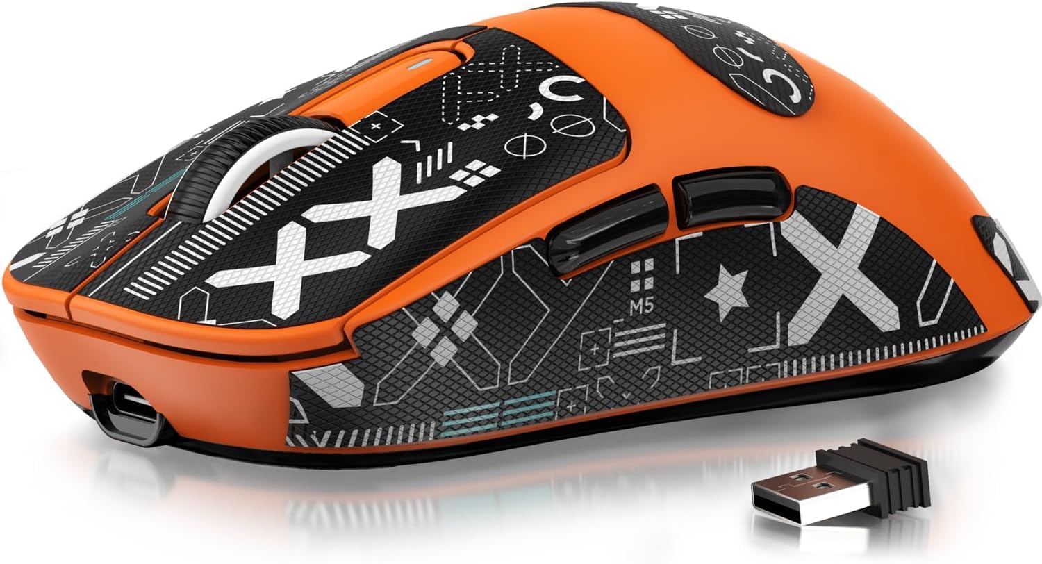 Amazon.com: MANBASNAKE Attack Shark X3 Wireless Gaming Mouse, 49g